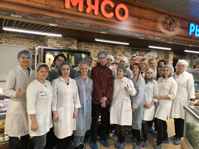 Студенты пензенского технологического университета познакомились с производством сети магазинов «Караван»