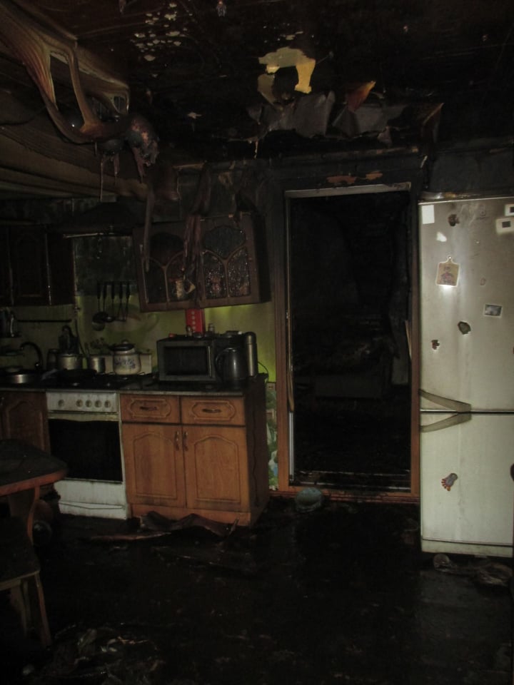 В Пензенской области хозяин чуть не сгорел в доме