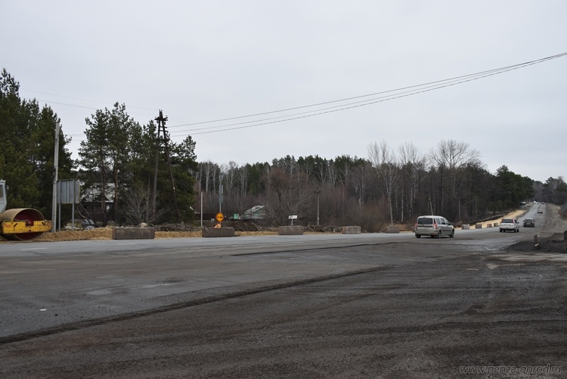 Когда в Пензе завершат расширение дороги возле Ахунского переезда