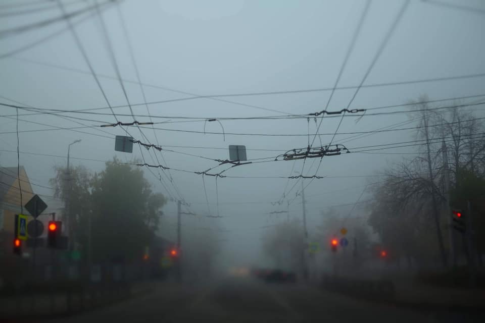 Пензенских водителей предупредили о сильном тумане