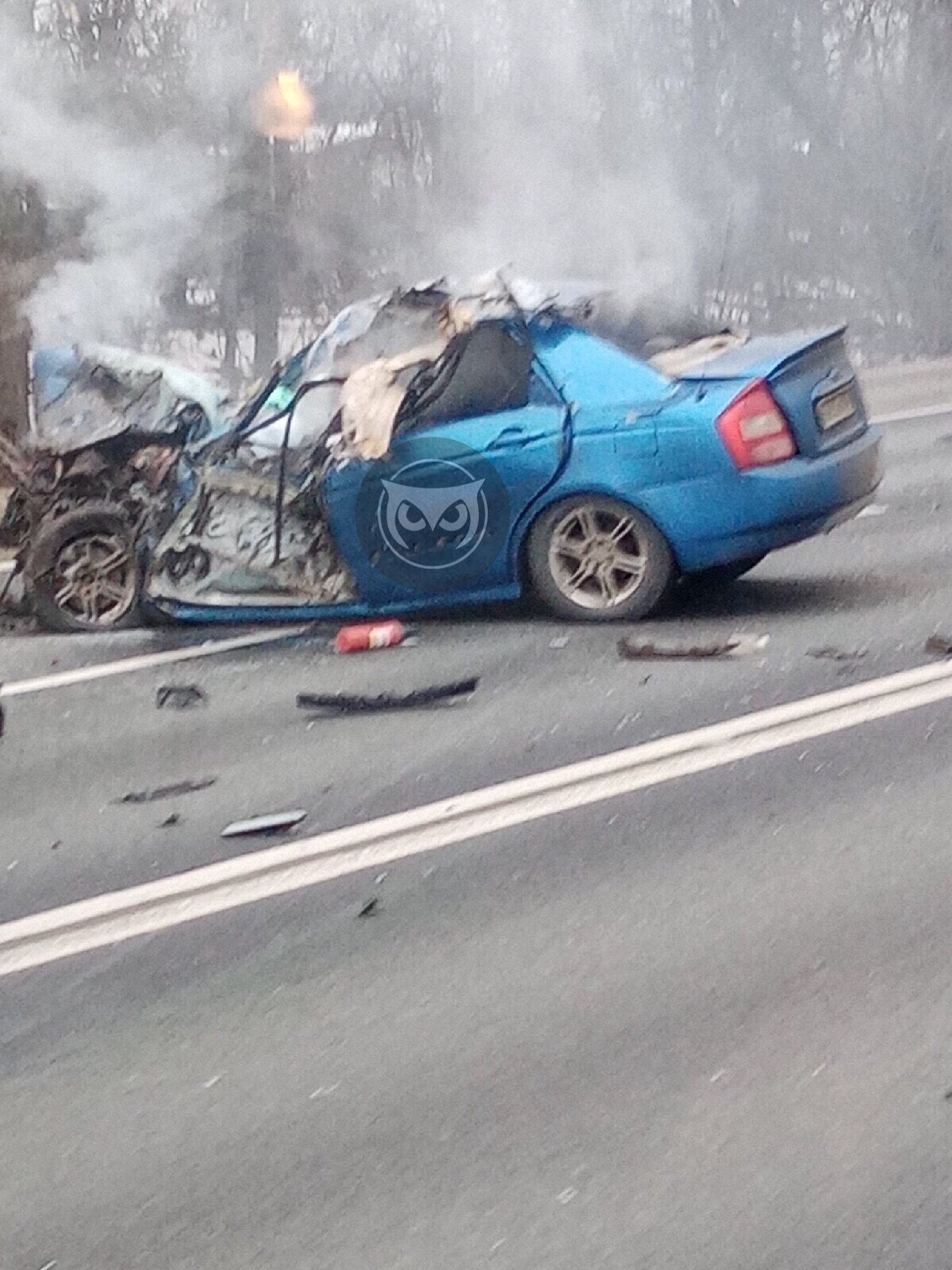 В Пензе на трассе М-5 в жутком ДТП погиб человек