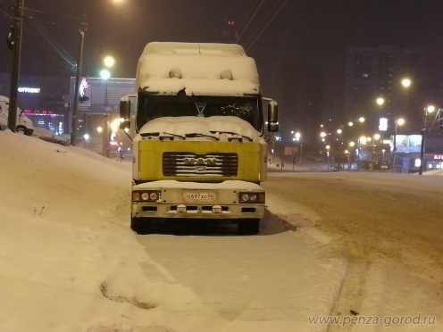 Власти Пензы просят жителей убрать свои автомобили с дорог