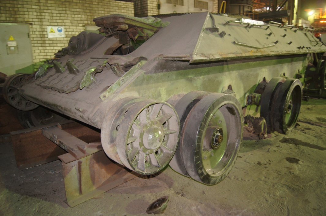 В Пензе продолжают реставрировать танк «Т-34»