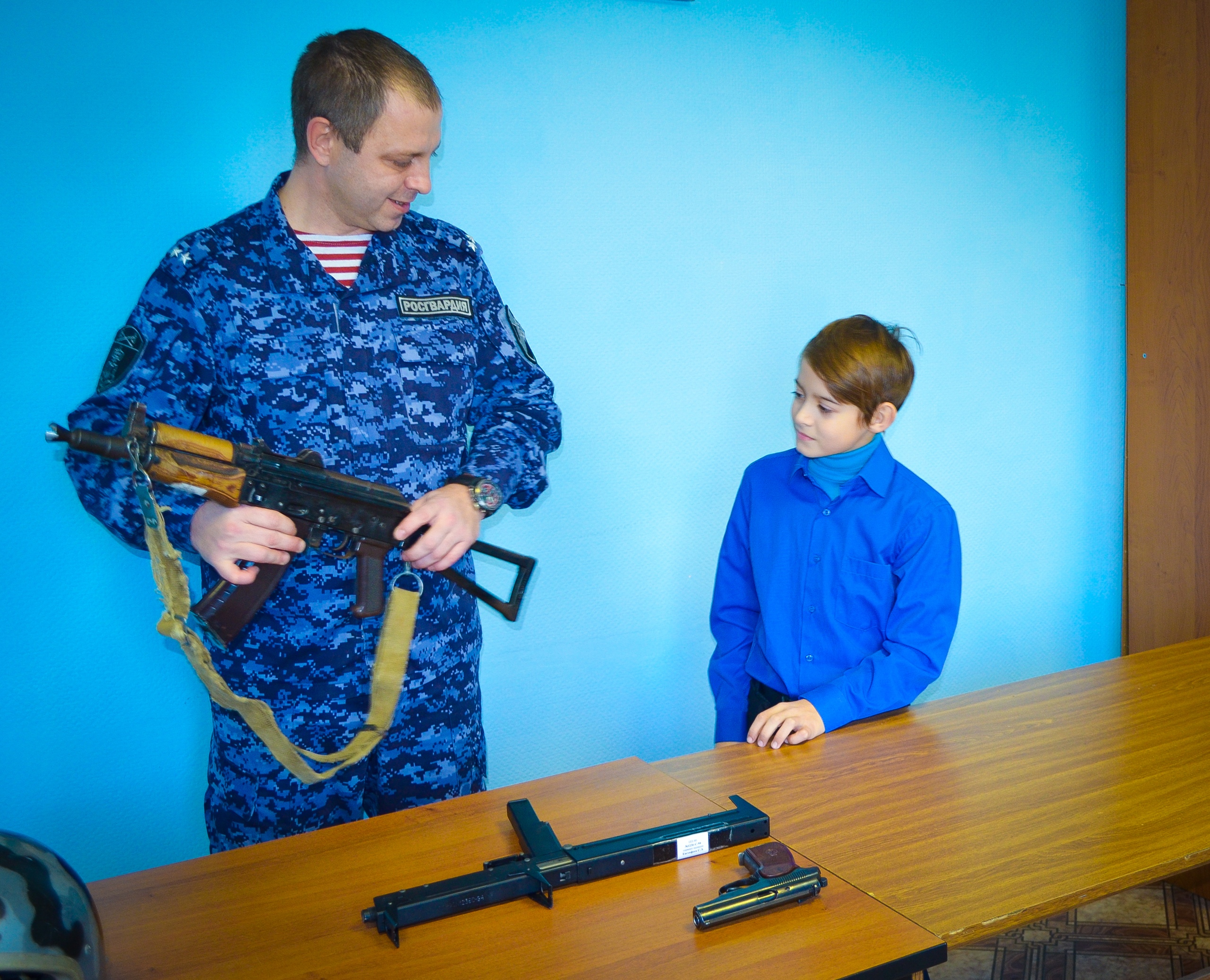 10-летний житель Пензенской области побывал в гостях у Росгвардии