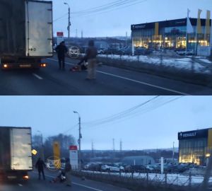 Под Пензой на трассе М-5 пешеход угодил под колеса