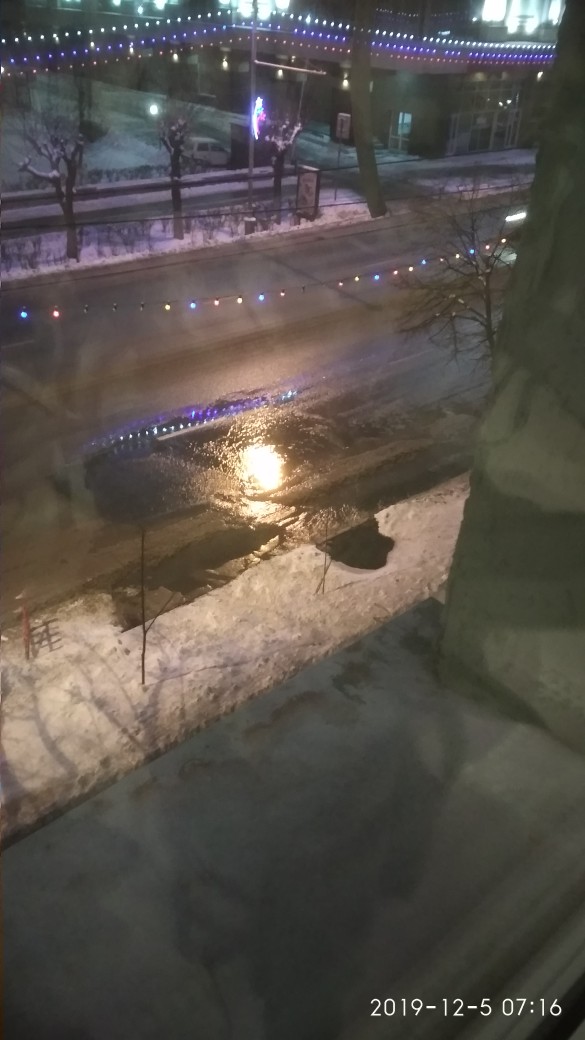 В центре Пензы на улице Кирова «разлилось море»