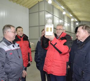 В Оленевке открыли уникальный завод по производству крахмала