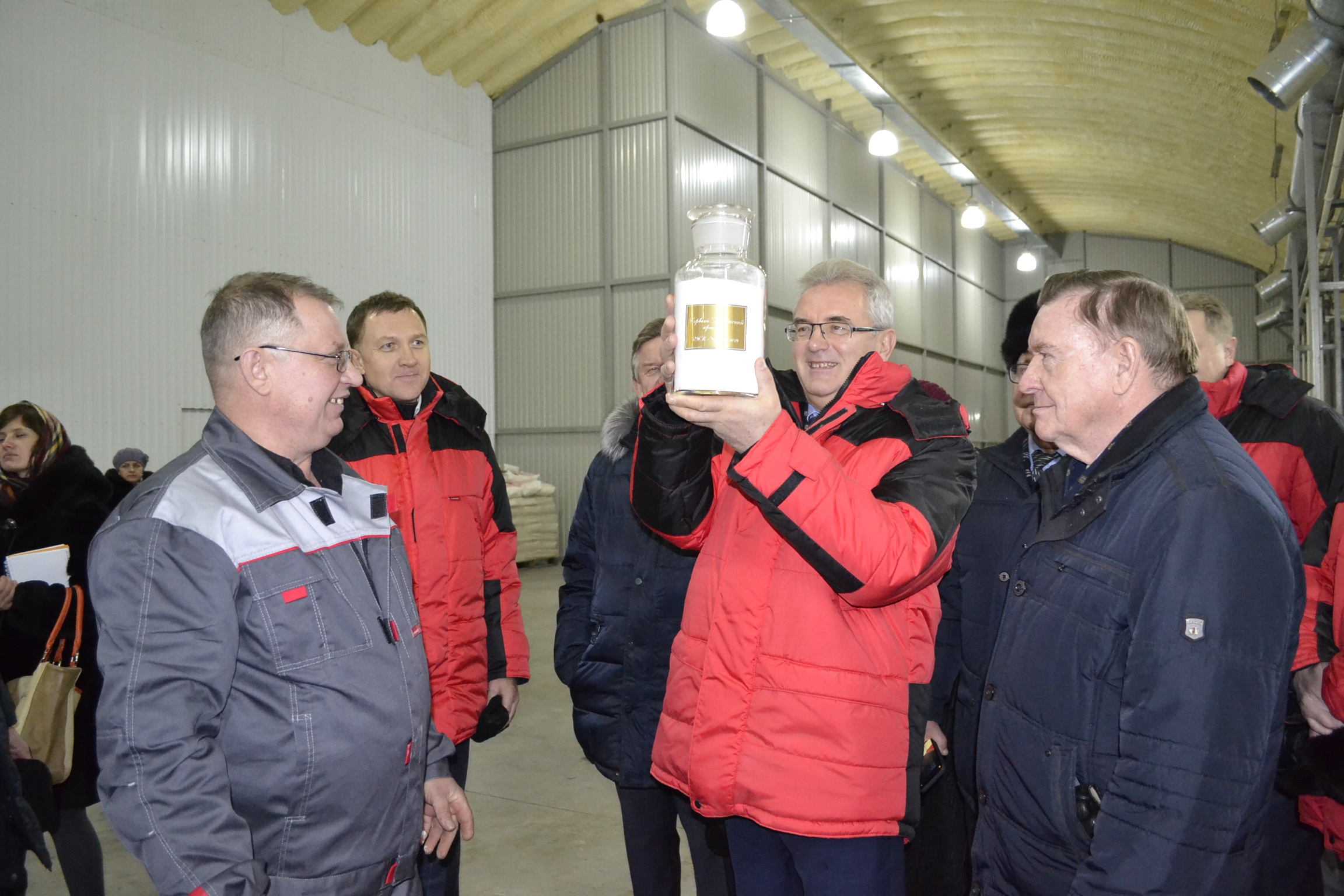 В Оленевке открыли уникальный завод по производству крахмала