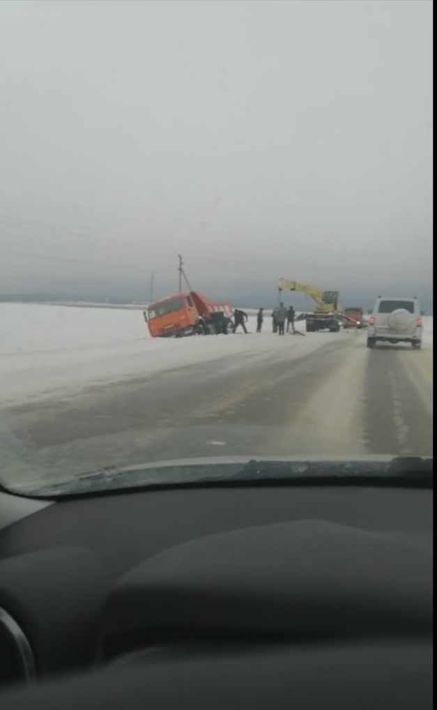 В Пензенской области водители продолжают попадать в аварии из-за снегопада