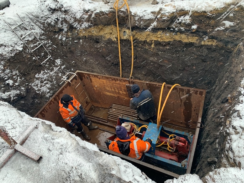 В Пензе на улице Уфимской заменят 400 метров трубопровода