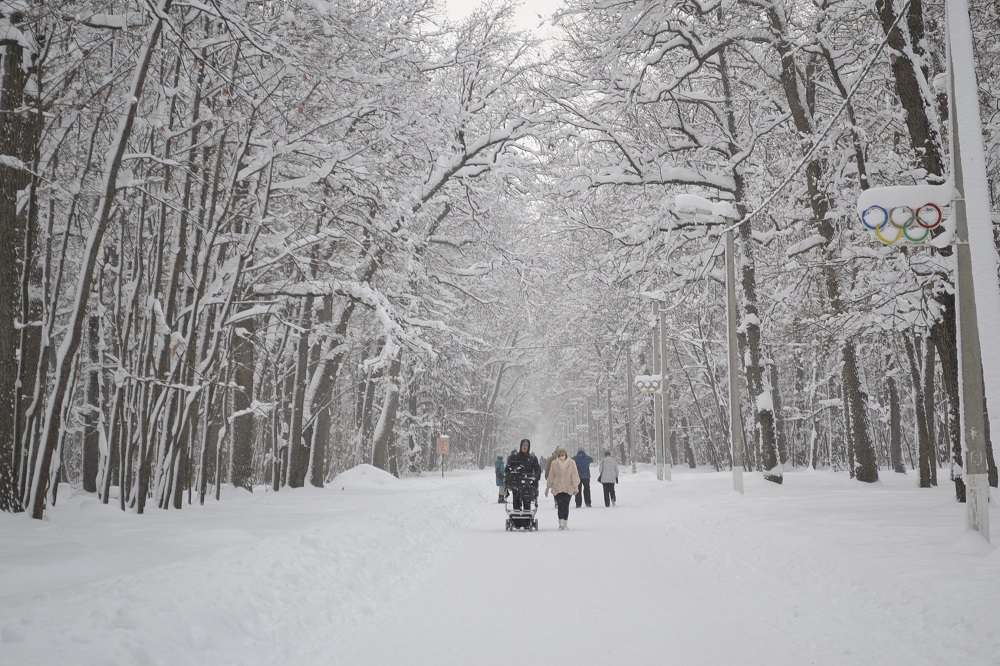 В Пензе температура упала до минус 13