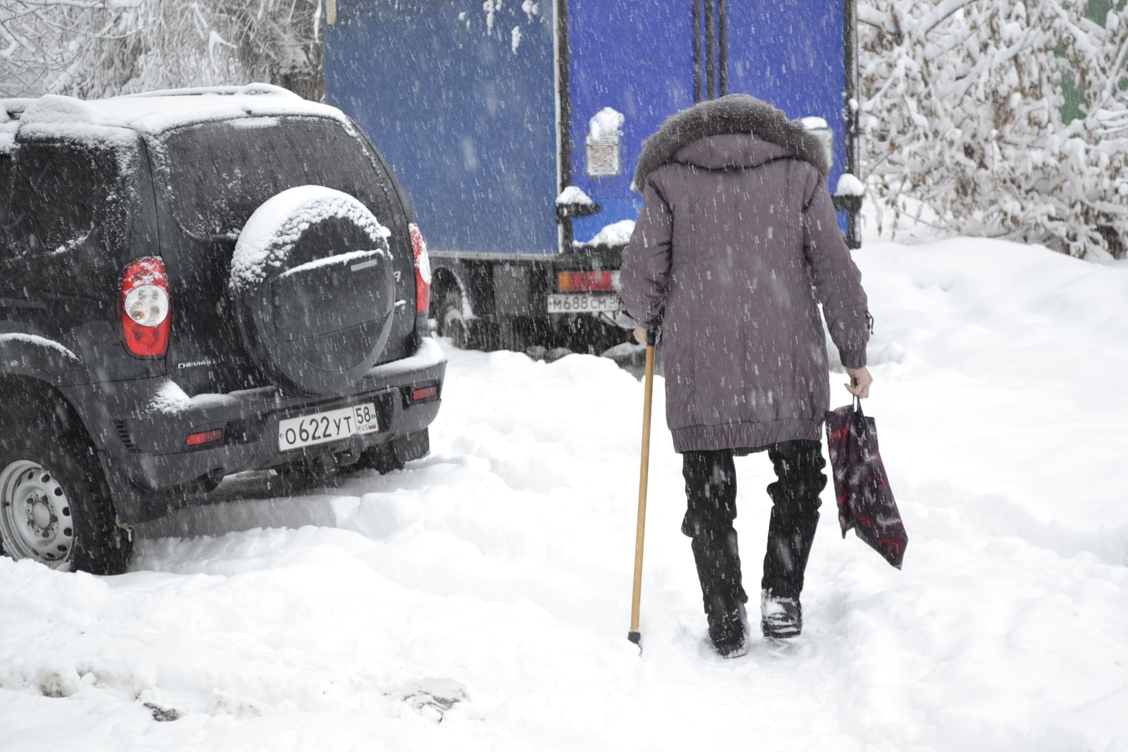 В Пензе из-за снегопада коммунальщики усилят свою работу