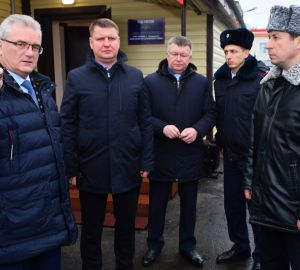 Губернатор Пензенской области проверил работу пункта полиции в Чемодановке