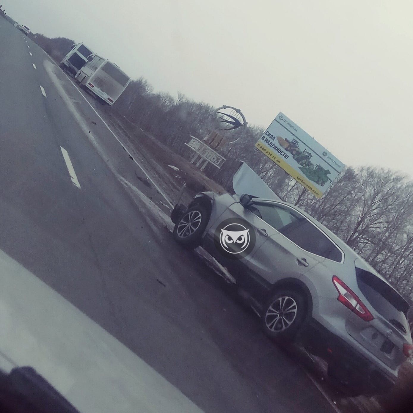 На трассе М-5 под Пензой разбилась иномарка