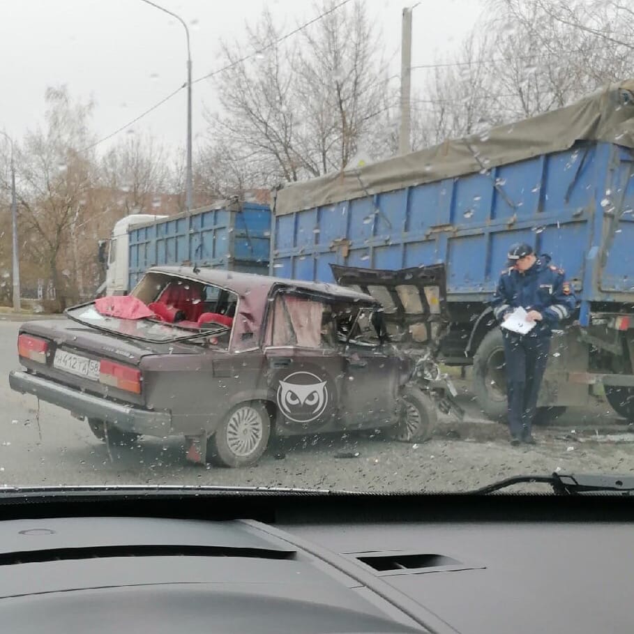 В Пензе в ДТП с «МАЗом» пострадал человек