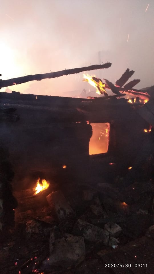 Спасли ребенка: в Мокшане произошел страшный пожар