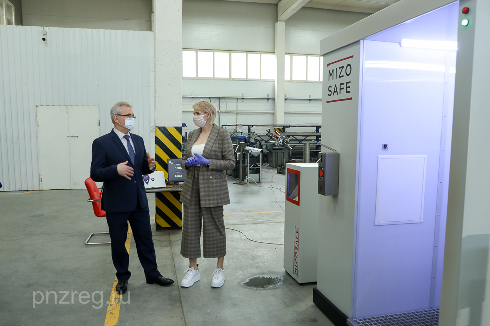COVID не пройдет: губернатор Иван Белозерцев оценил пензенское оборудование для дезинфекции