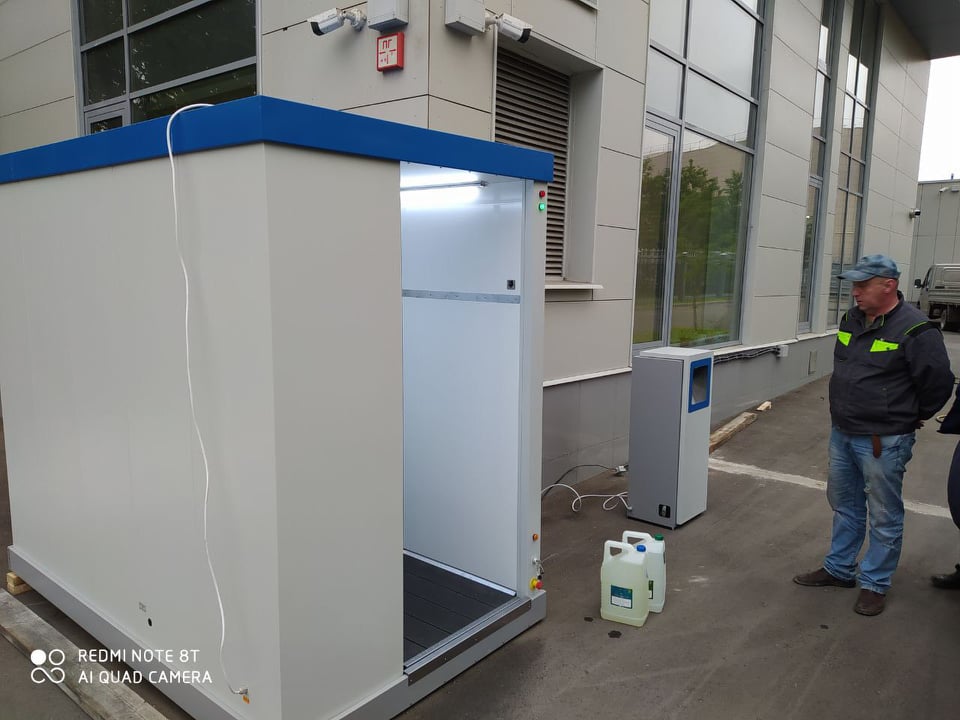 Первая партия пензенских туннелей для дезинфекции отправилась в Москву