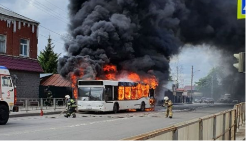 После пожара в автобусе в Пензе проверят пассажирский транспорт