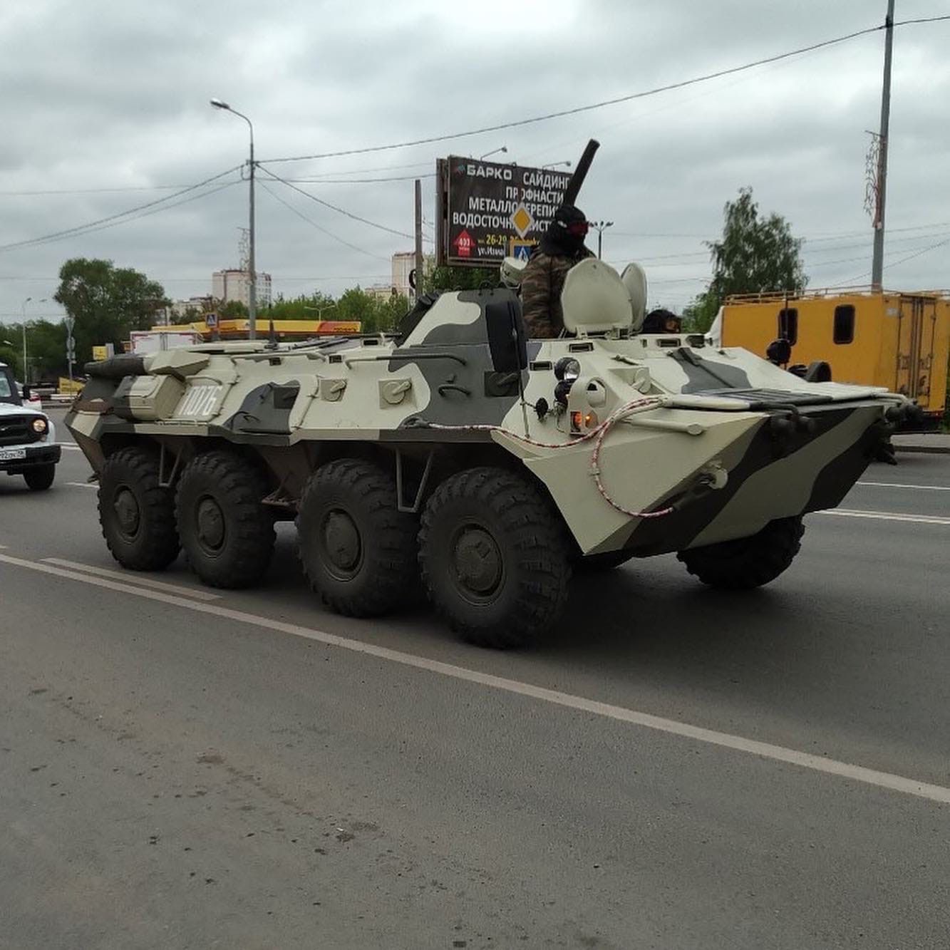На улицах Пензы замечена военная техника