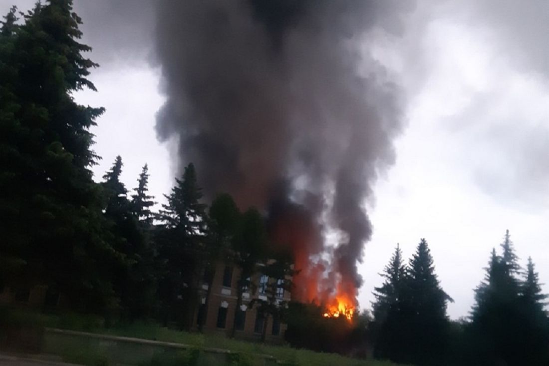 В МЧС прокомментировали пожар на ЗИФе