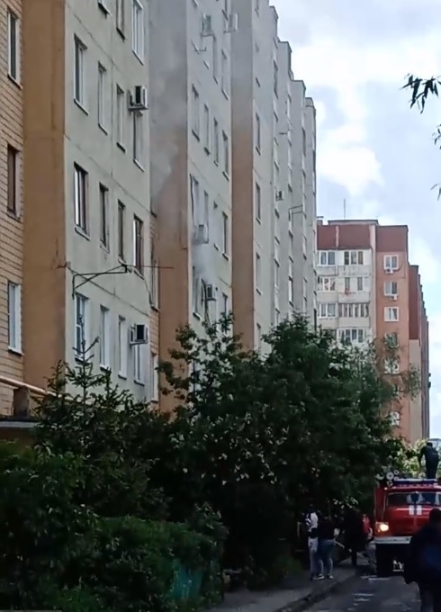 В Пензе на улице Антонова пожар вспыхнул в ванной комнате