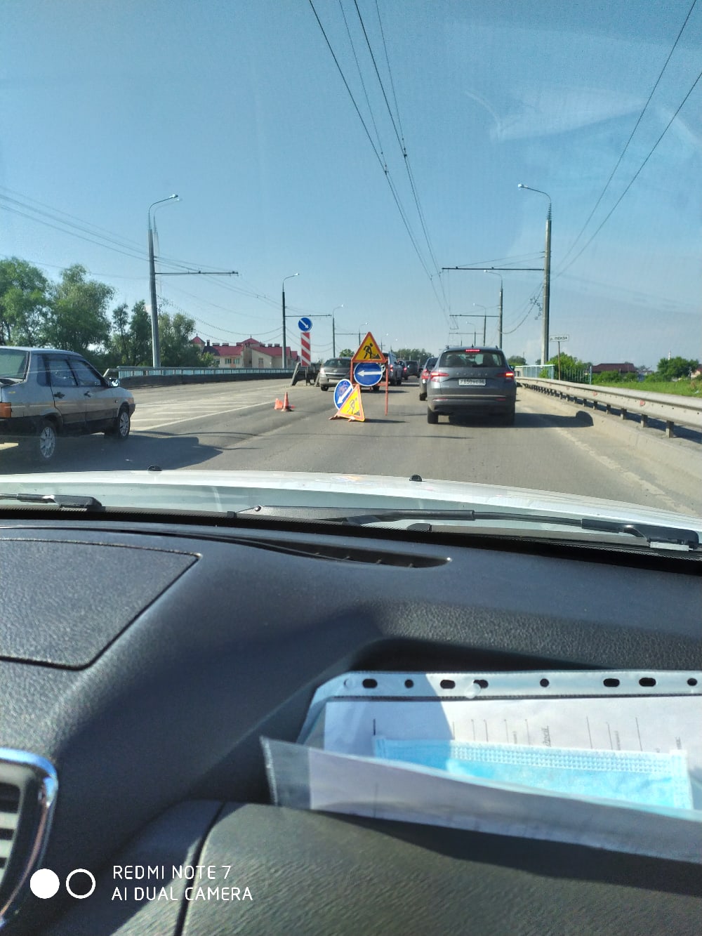 Пензенцы вновь застряли в пробке у Терновского моста