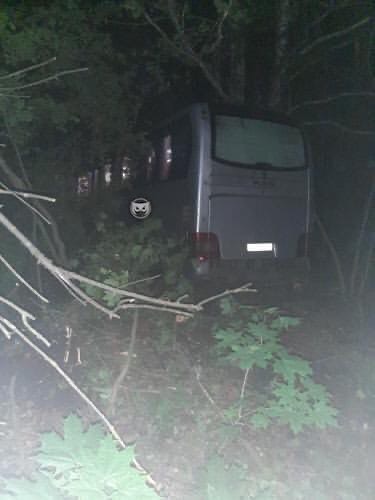 В Пензенской области рейсовый автобус «Пенза-Москва» вылетел с трассы