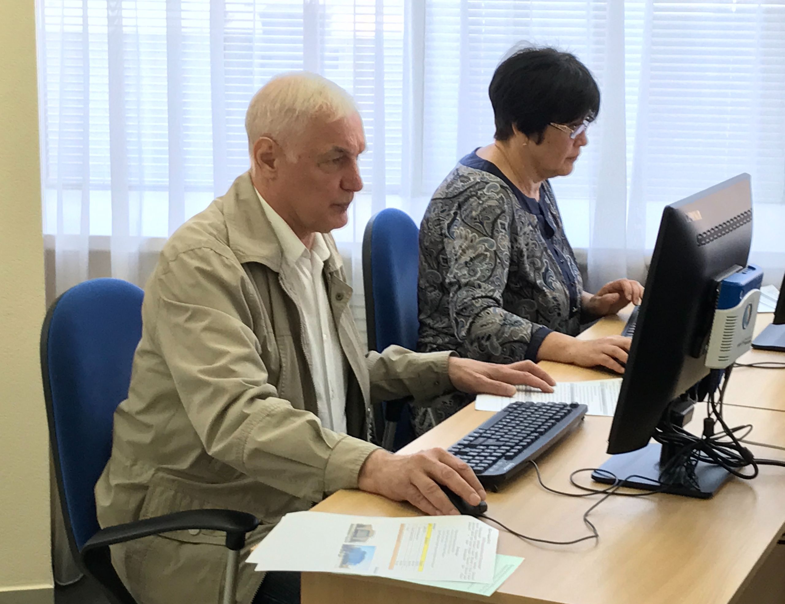 В Пензе пенсионеры приняли участие в чемпионате по компьютерному многоборью