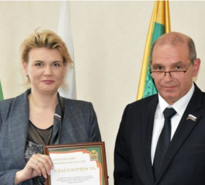 Продукция, спасающая жизни: Ольга Изранова получила Благодарность губернатора