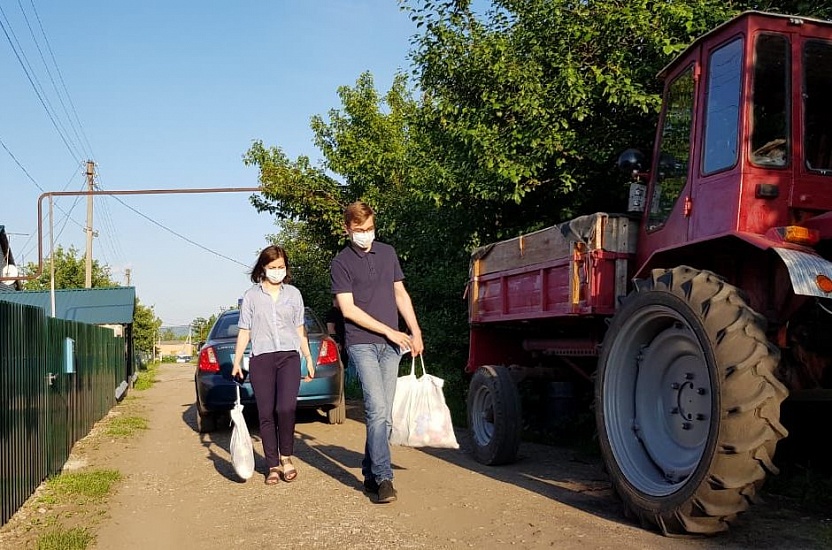 Пензенские волонтеры оказали помощь жителям Лунинского и Бессоновского районов