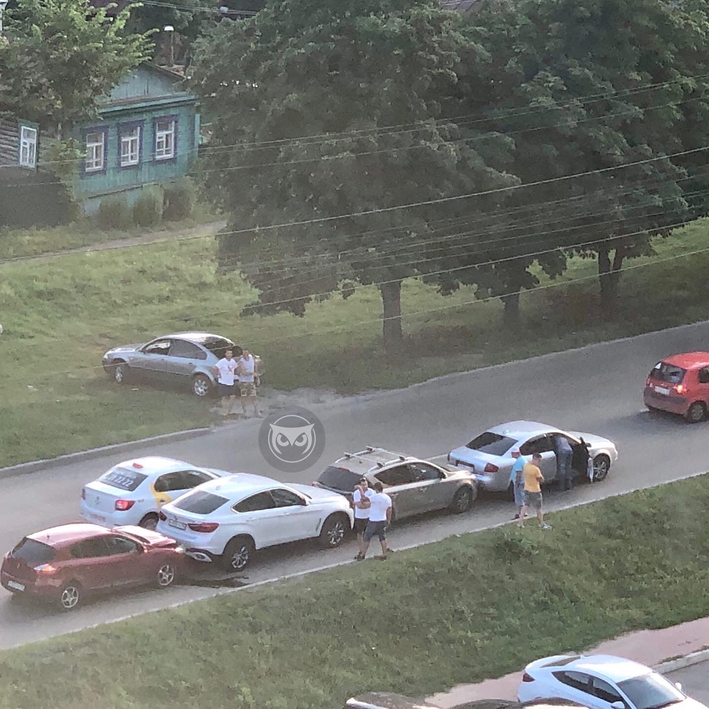 В Пензе на улице Пушкина произошла массовая авария