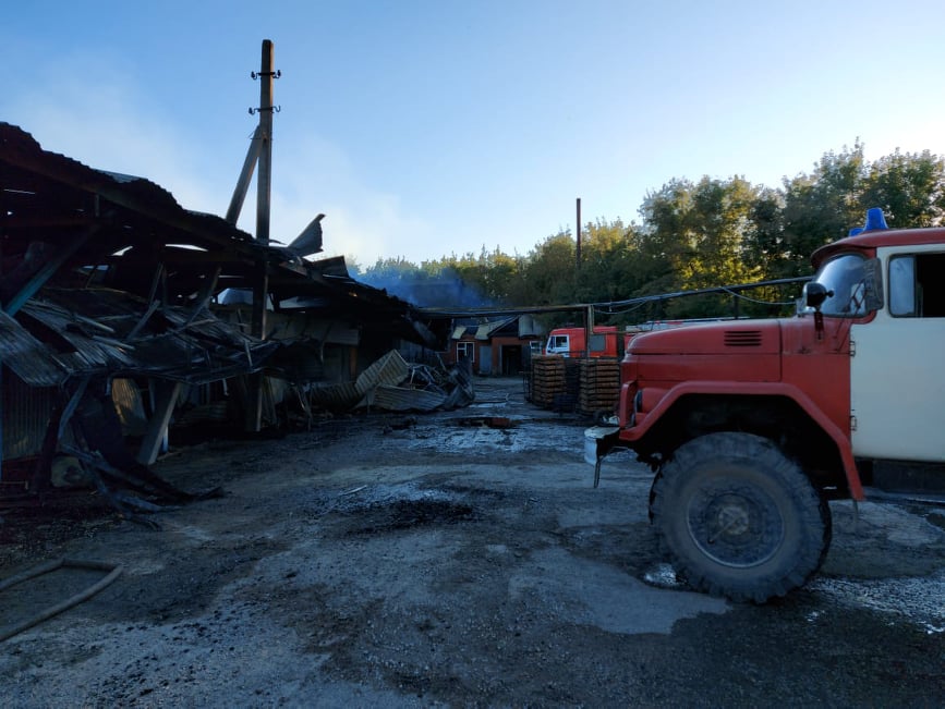 В Пензенской области дотла выгорела частная пекарня