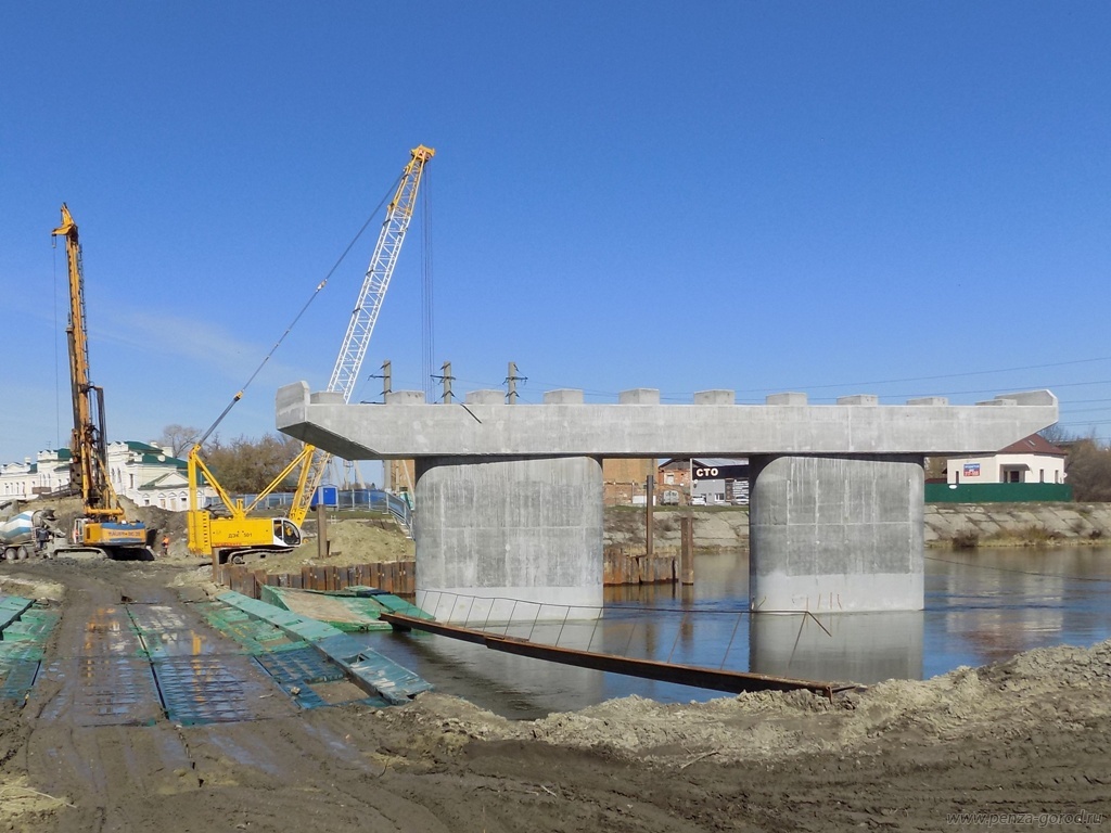 В Пензе проезд по Бакунинскому мосту обещают открыть в сентябре следующего года