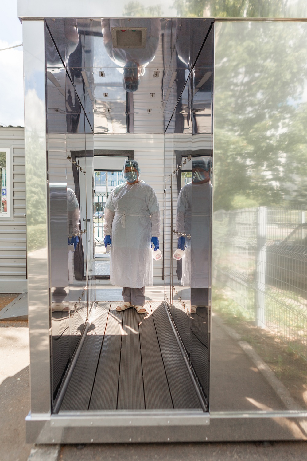 Дезинфекционный туннель "Мизотти" установлен в пензенском онкодиспансере