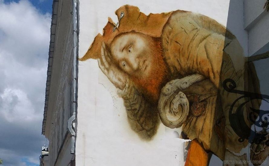 Владелец здания на Московской поддержал идею нарисовать граффити Великана