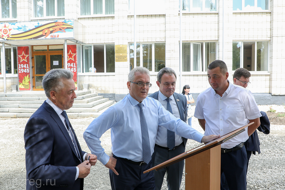 Губернатор предложил сделать подсветку для деревьев на главной площади в Шемышейке