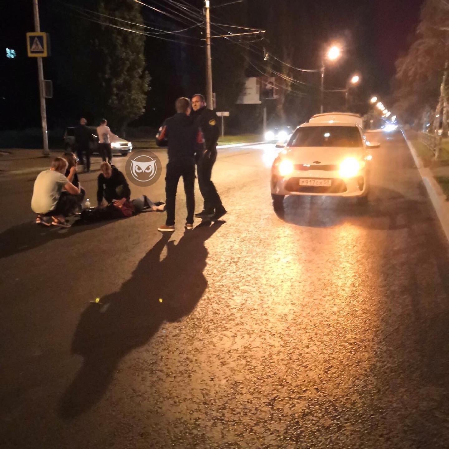 В Пензе девушка оказалась под колесами такси