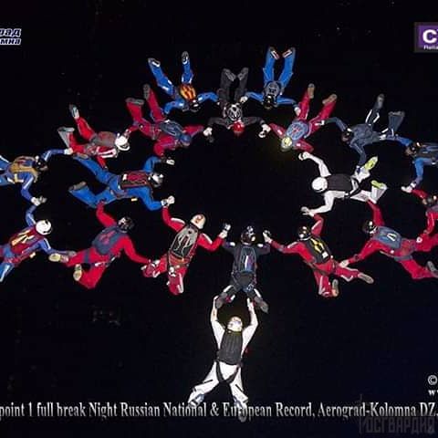 Правоохранитель из Пензы поставил рекорд России и Европы в ночном прыжке с парашютом