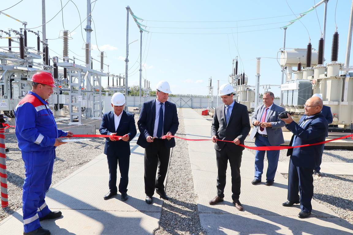 Валерий Лидин посетил церемонию открытия новой электроподстанции