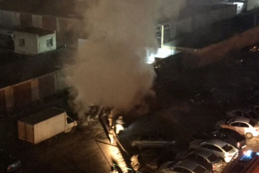 Пензенские спасатели ночью тушили загоревшуюся "Газель"