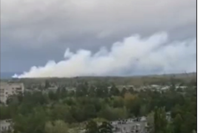 Шел восьмой день: пензенские спасатели рассказали, как воюют с огнем на чемодановской свалке