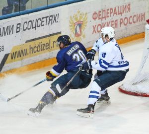 Пензенский «Дизель» вырвался на первое место в высшей хоккейной лиге