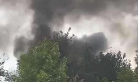 В Пензе на стройке произошел пожар