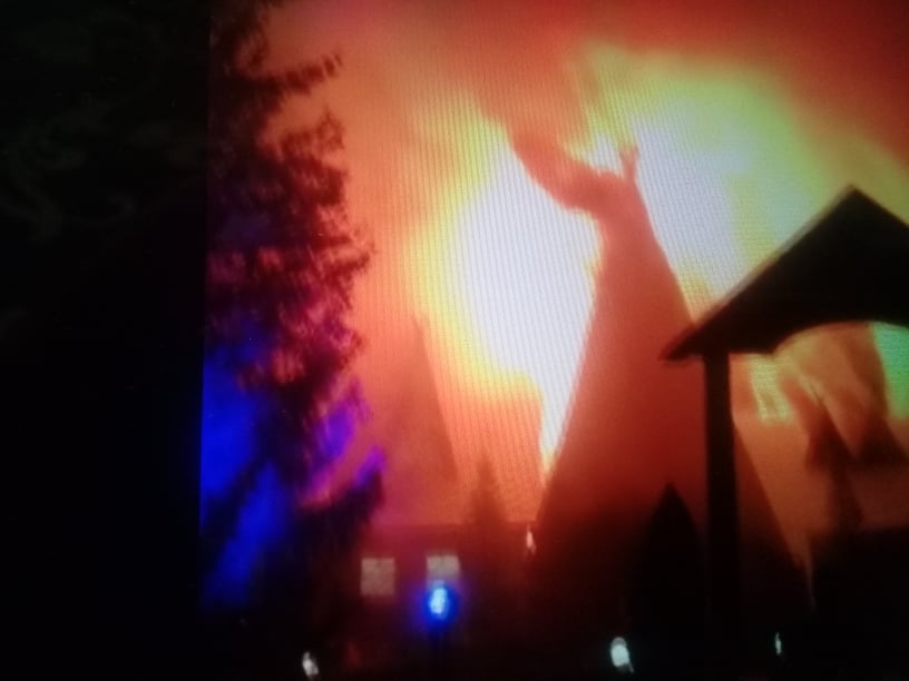 В Пензе страшный пожар уничтожил ресторан "Засека"