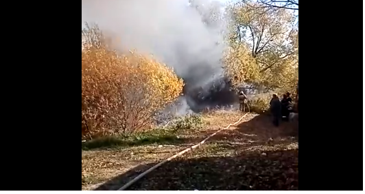 Свалку в Пензенской области тушили 11 пожарных