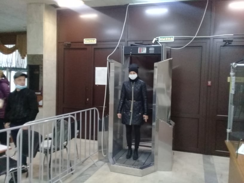 В Пензенской мэрии установили дезинфекционные рамки «Мизотти»