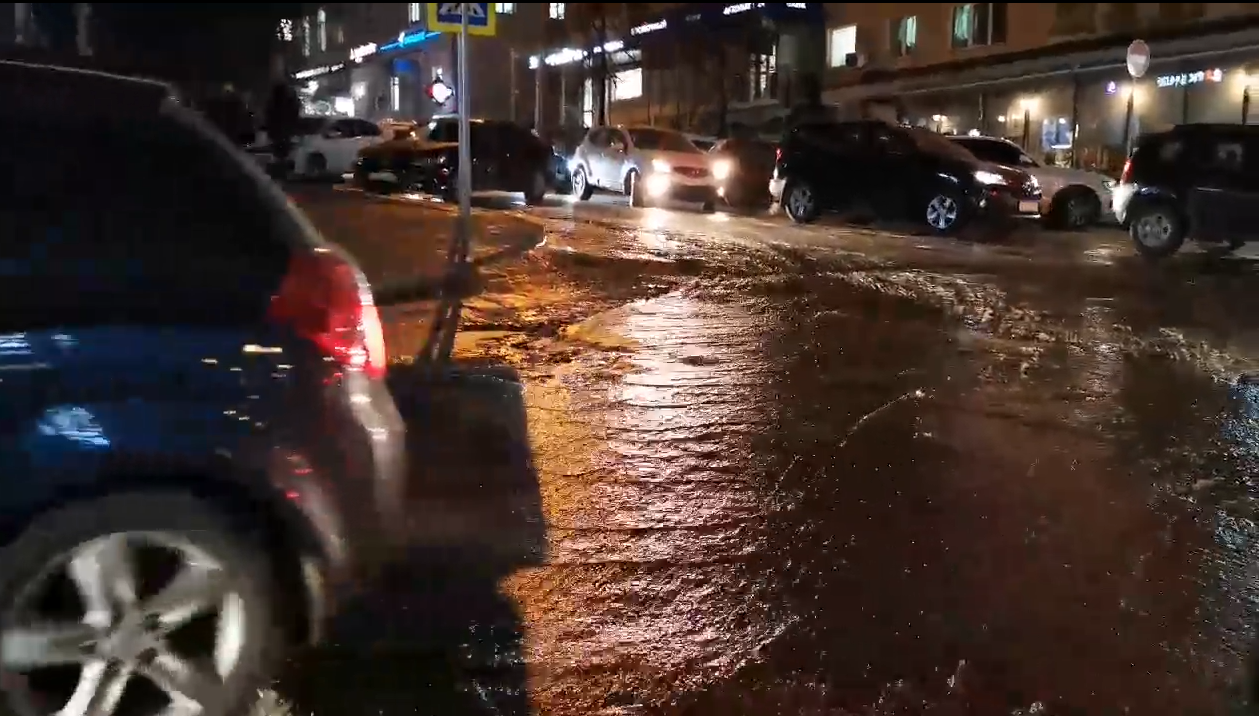 В центре города Пензы случился потоп