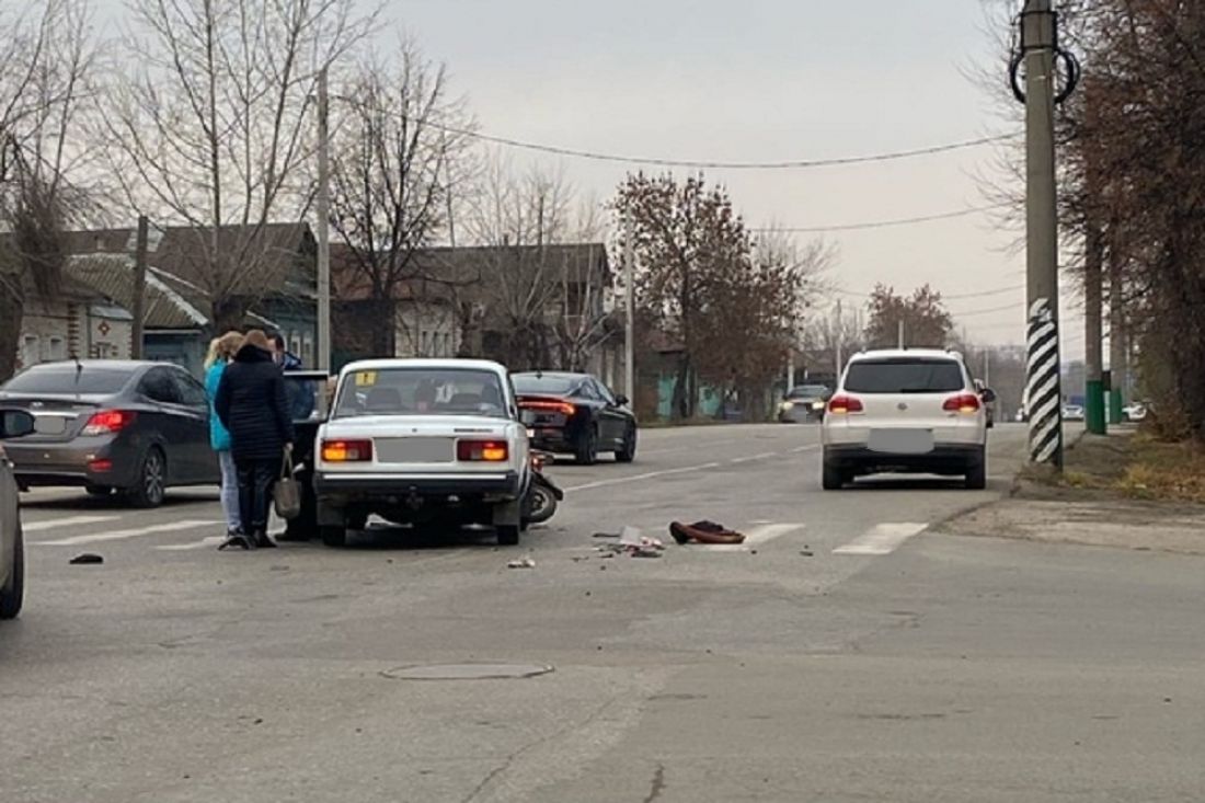 В Пензенской области произошла авария с участием водителя скутера