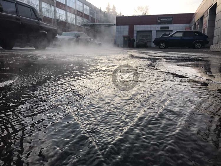 В Пензе проезд Байдукова превратили в каток